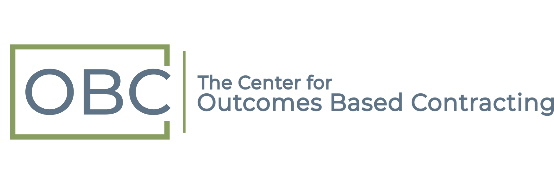 The Center for Outcomes Based Contracting Logo